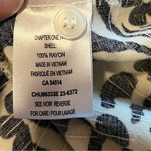 C BY ONE – Zebra & Floral Print Blouse – Approx. Size 2X - Picture 3 of 8